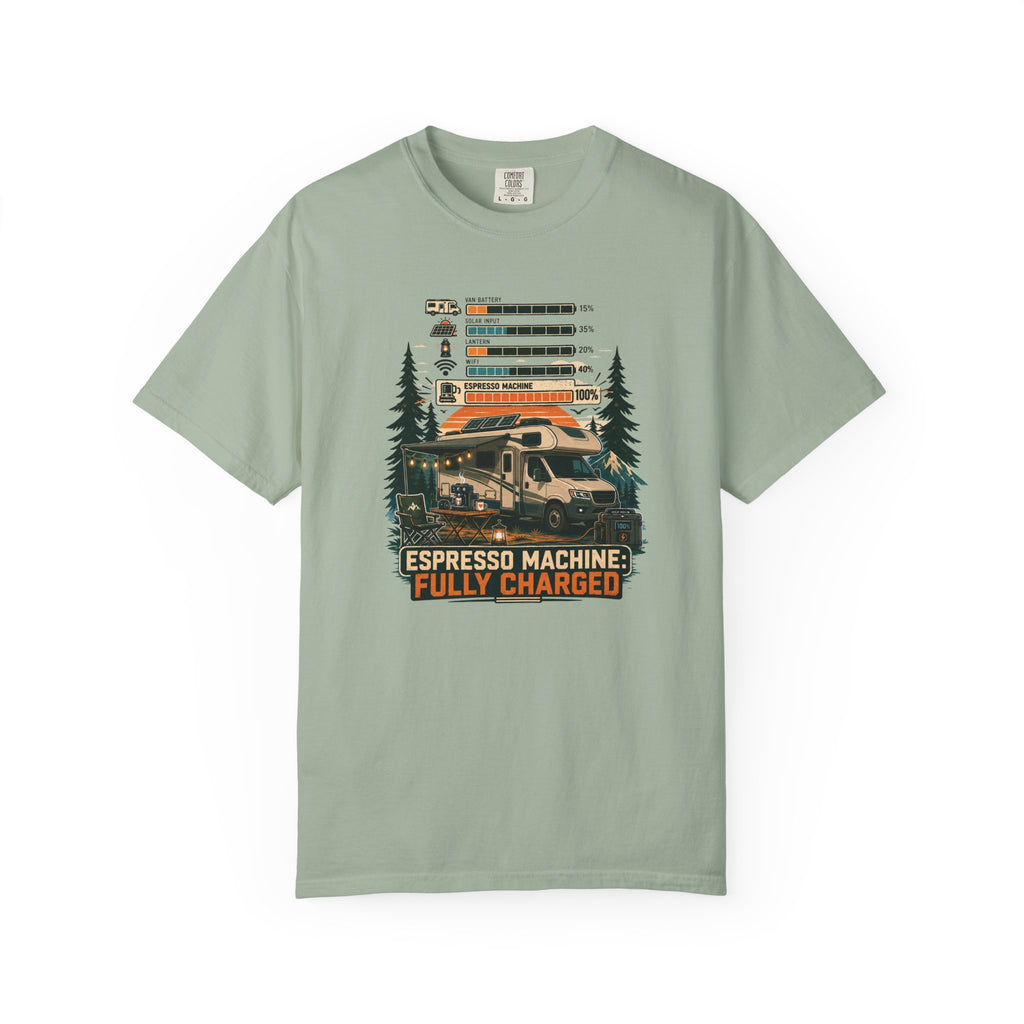 Espresso Machine Fully Charged - T-Shirt