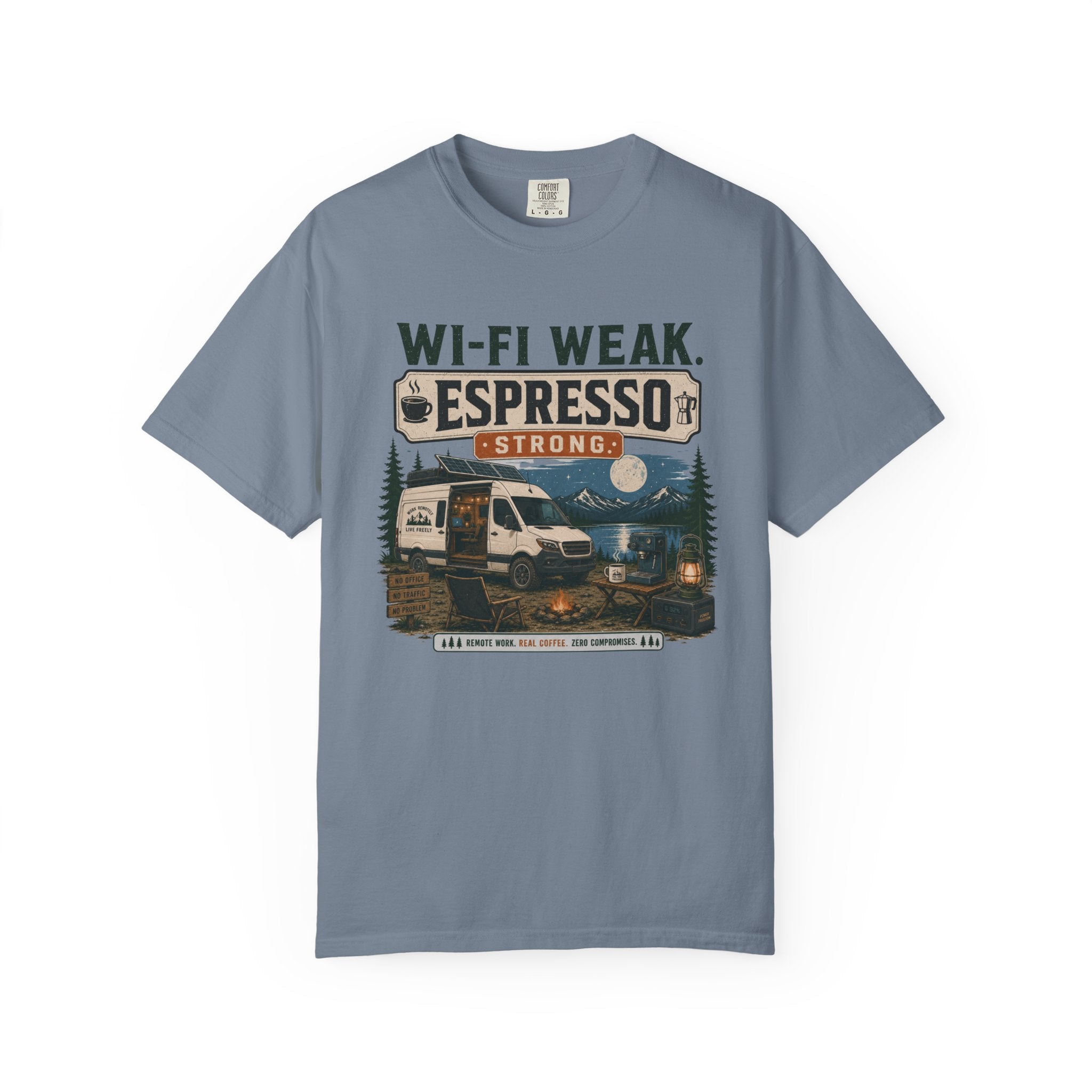 Wi-Fi Weak Espresso Strong - T-Shirt