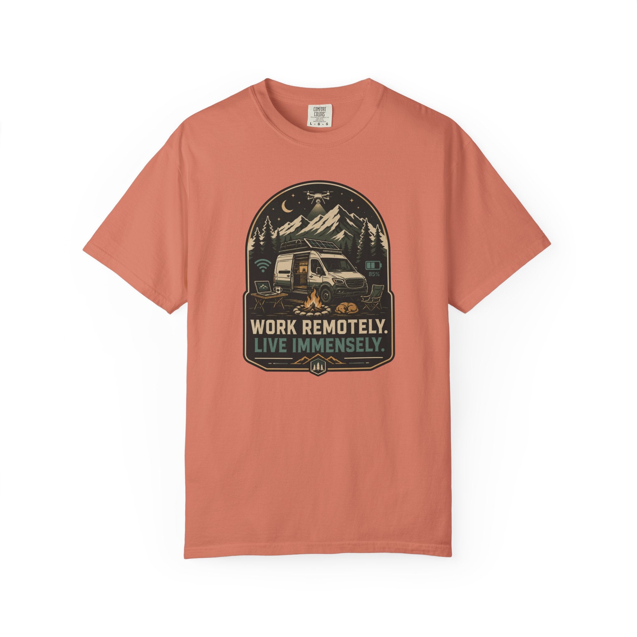 Work Remotely Live Immensely - T-Shirt