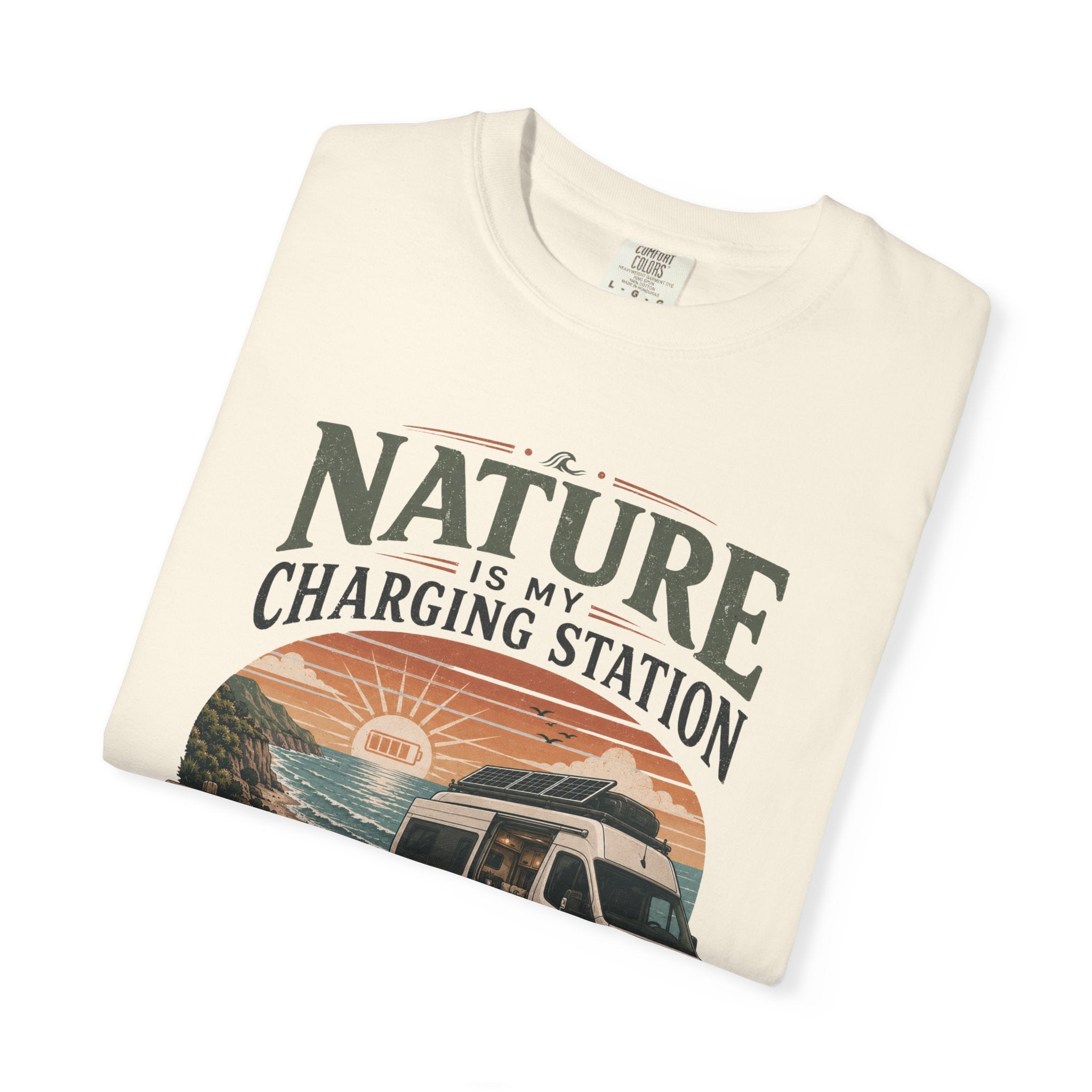 Nature Is My Charging Station - T-Shirt