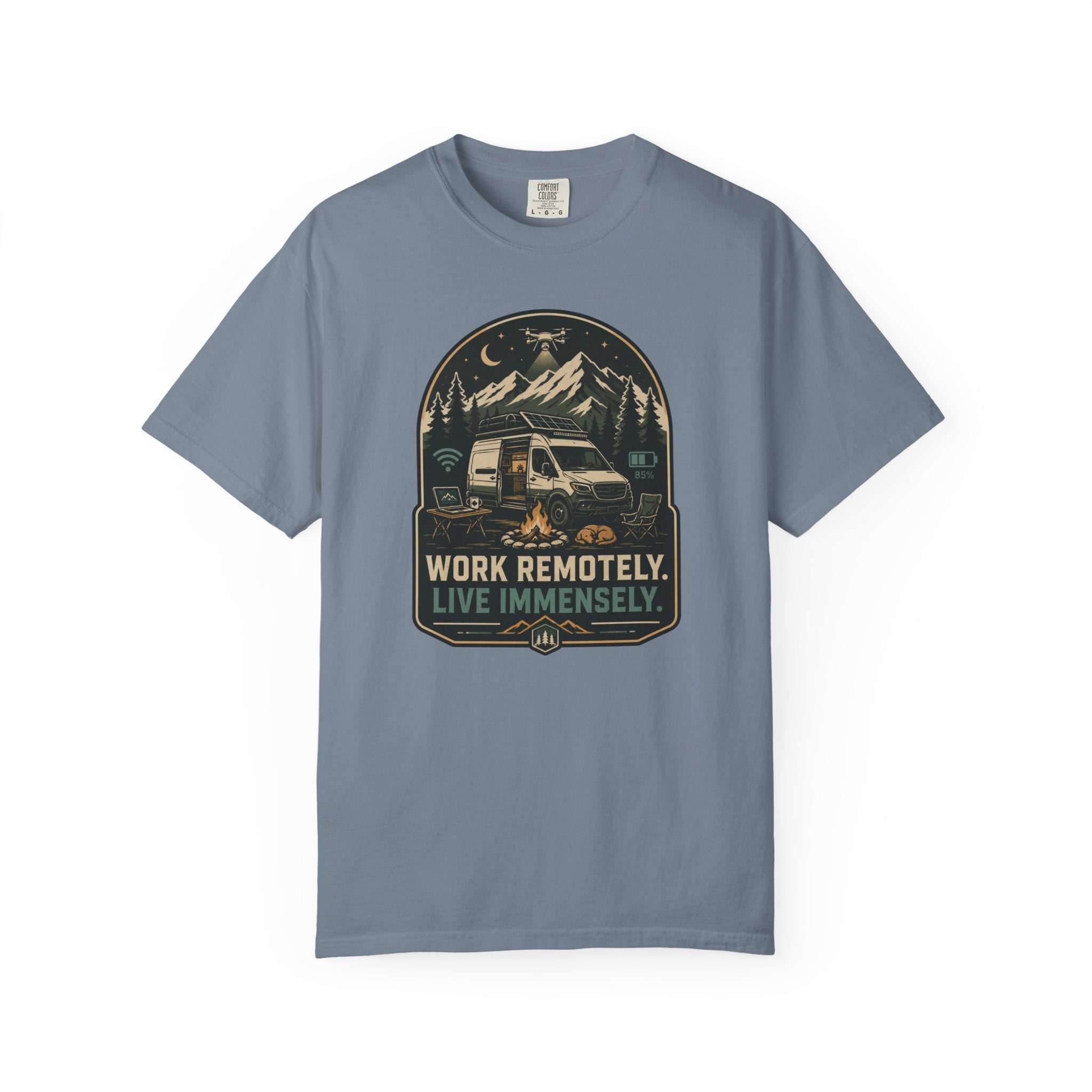 Work Remotely Live Immensely - T-Shirt