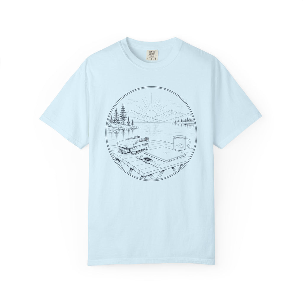 Launch Drone Before Coffee Gets Cold - T-Shirt