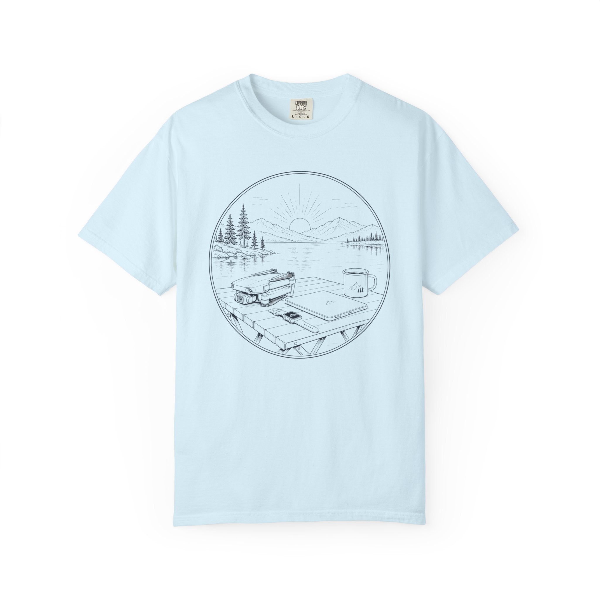 Launch Drone Before Coffee Gets Cold - T-Shirt
