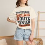 Professional Scenic Route Tester Research Never Ends - T-Shirt