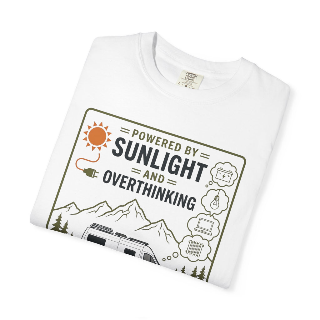 Powered By Sunlight And Overthinking - T-Shirt