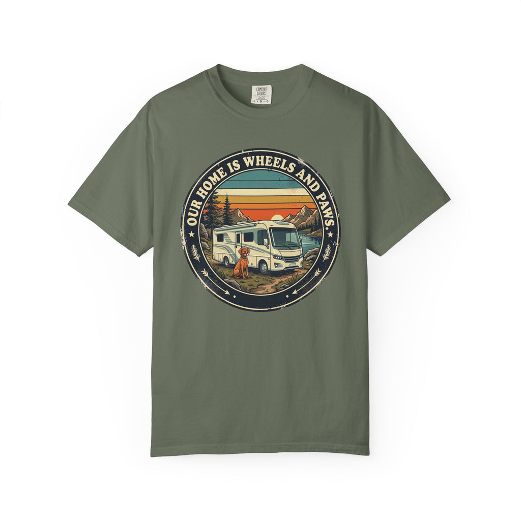Our Home Is Wheels And Paws - T-Shirt