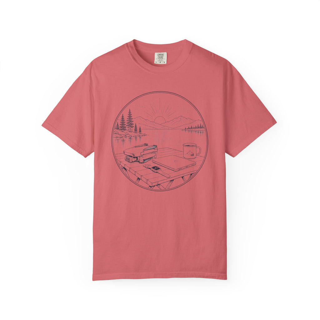 Launch Drone Before Coffee Gets Cold - T-Shirt