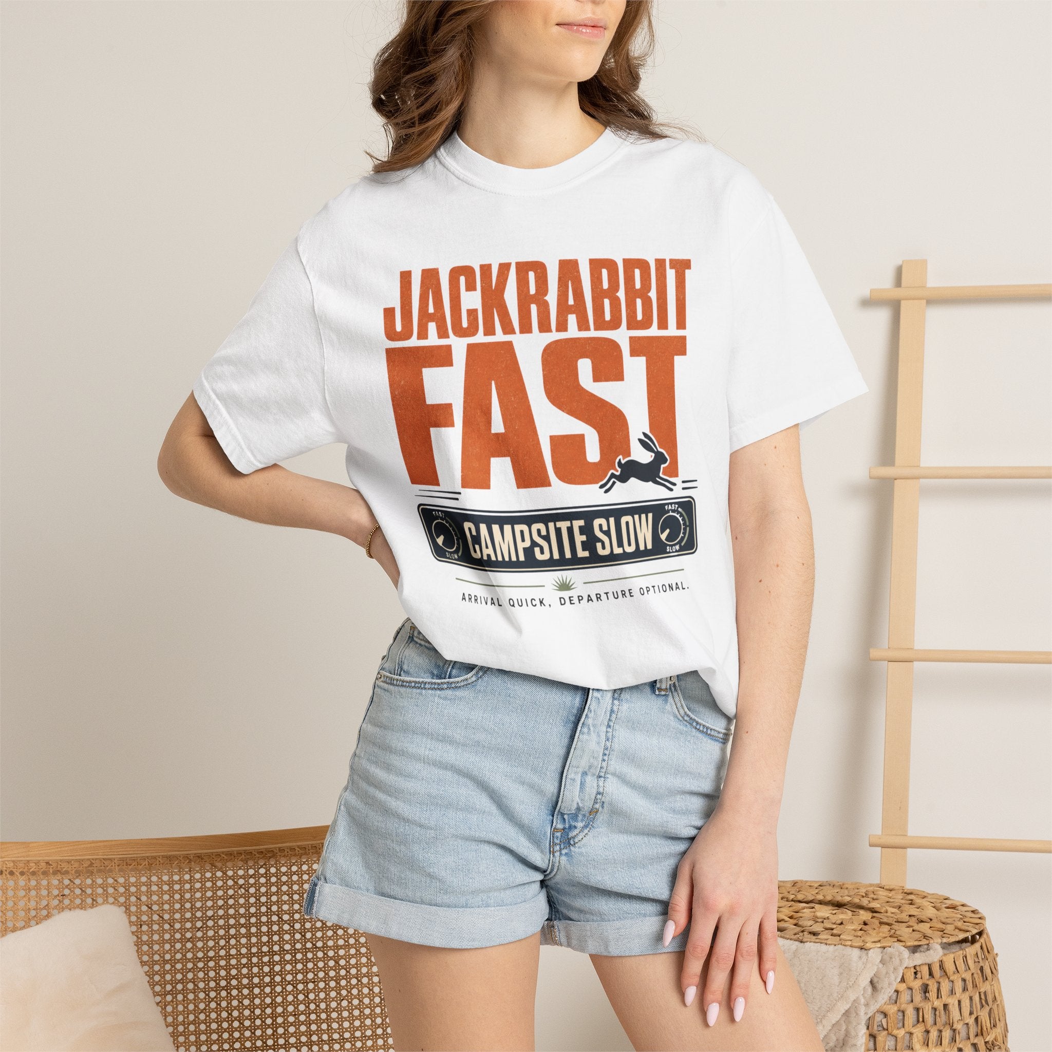 Jackrabbit Fast Campsite Slow - T-Shirt