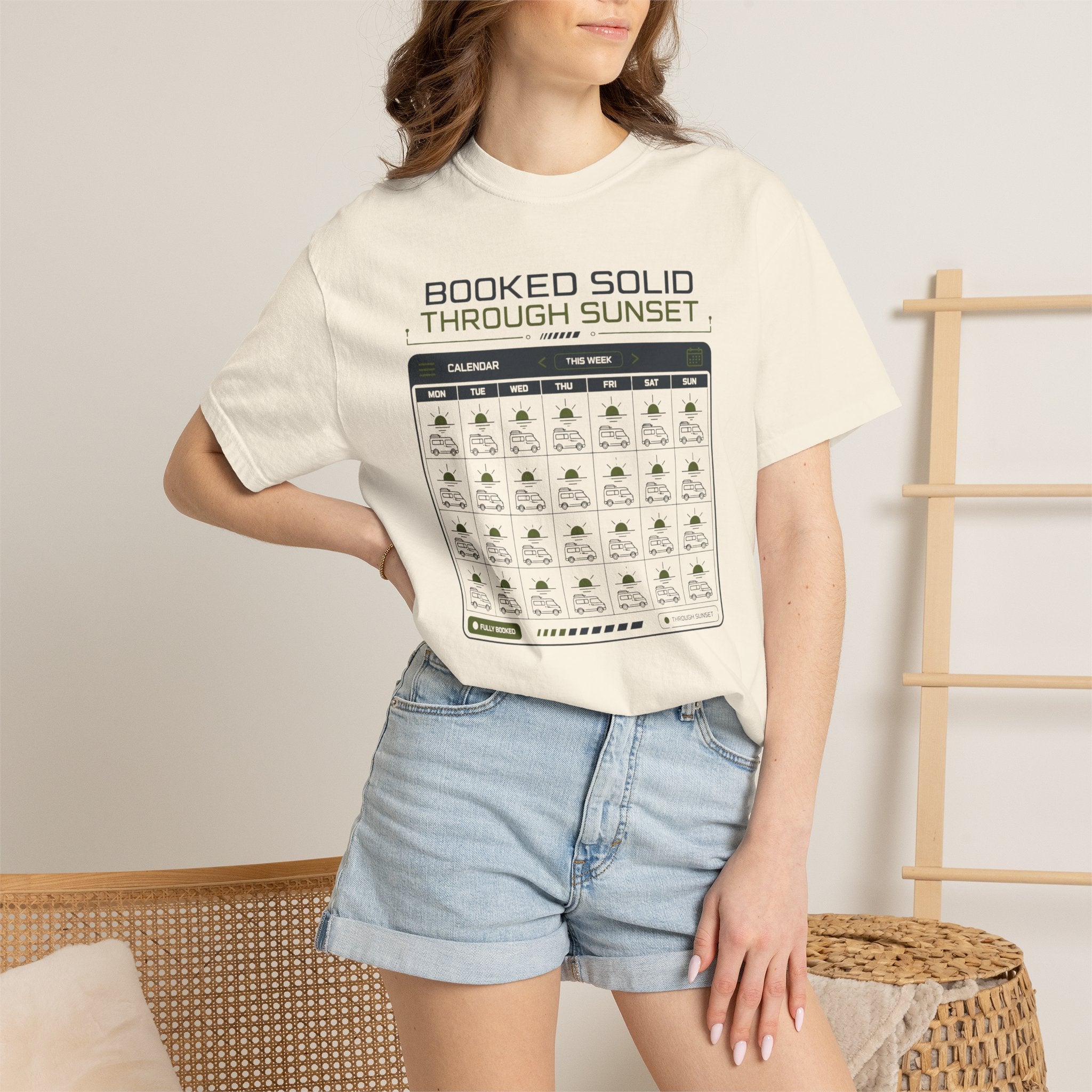Booked Solid Through Sunset - T-Shirt
