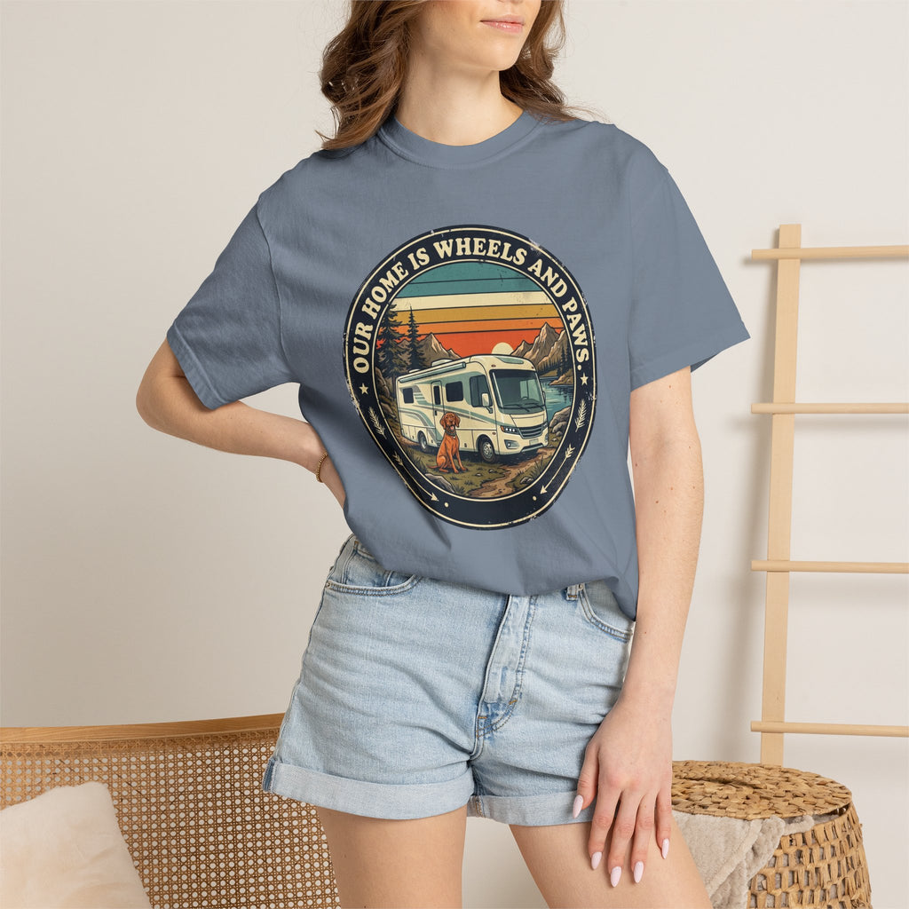 Our Home Is Wheels And Paws - T-Shirt
