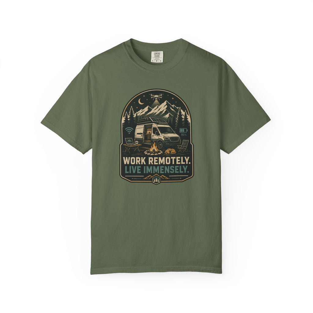 Work Remotely Live Immensely - T-Shirt