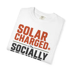 Solar Charged Socially Drained - T-Shirt