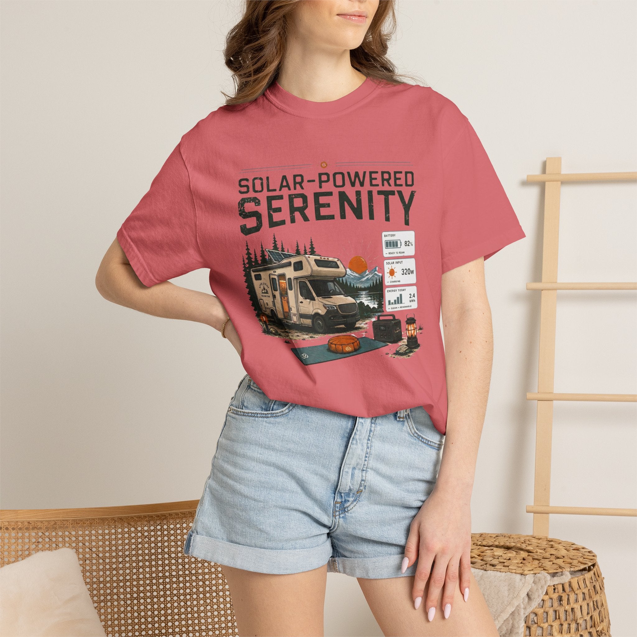 Solar-Powered Serenity - T-Shirt