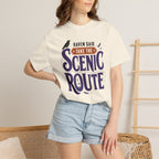 Raven Said Take The Scenic Route - T-Shirt
