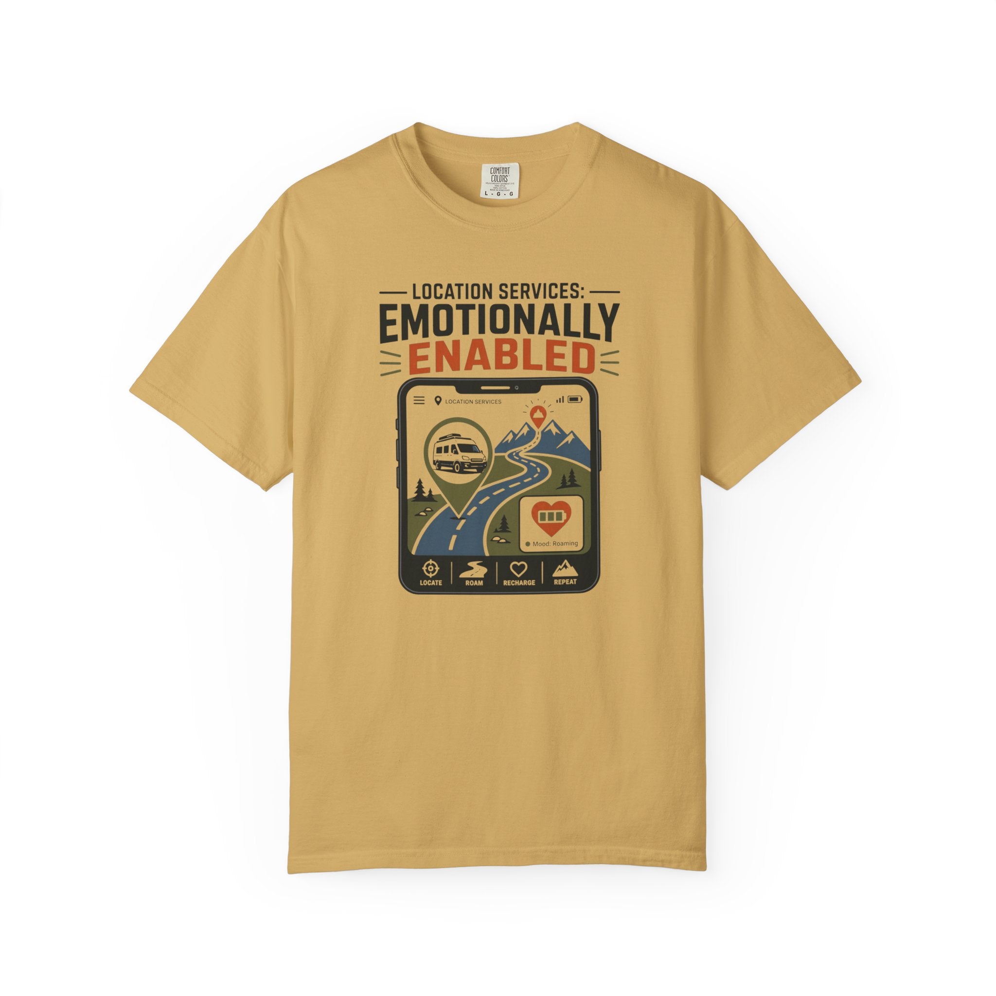 Location Services Emotionally Enabled - T-Shirt