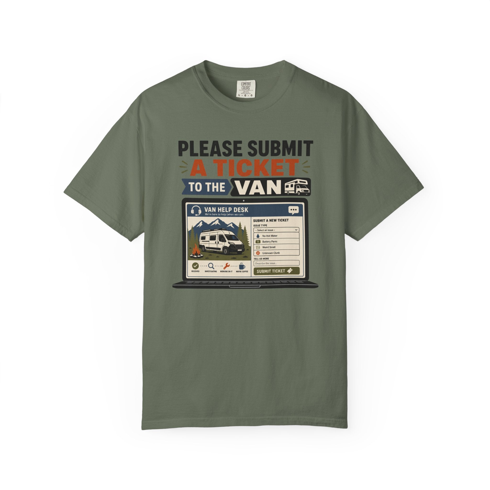 Please Submit A Ticket To The Van - T-Shirt