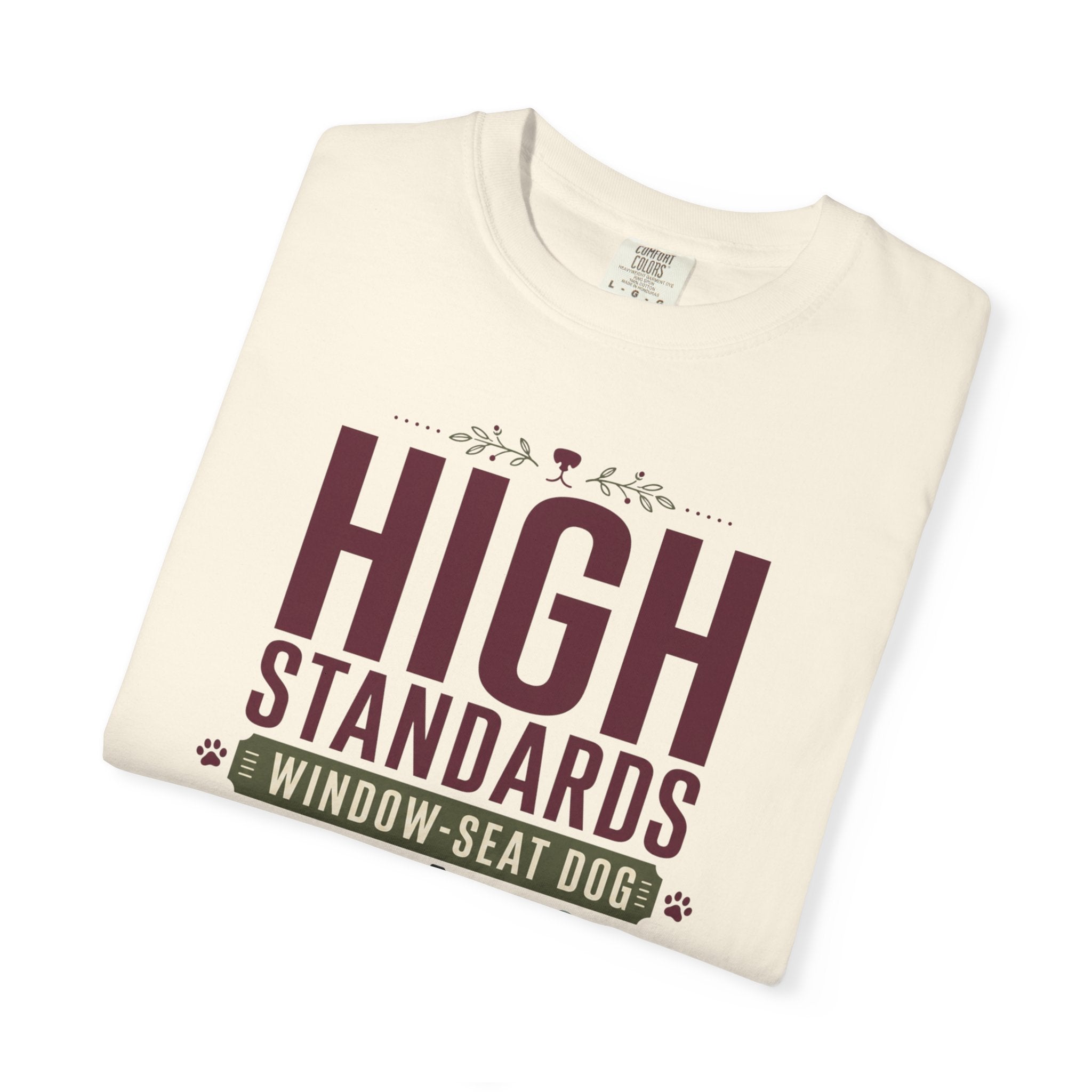 High Standards Window Seat Dog - T-Shirt