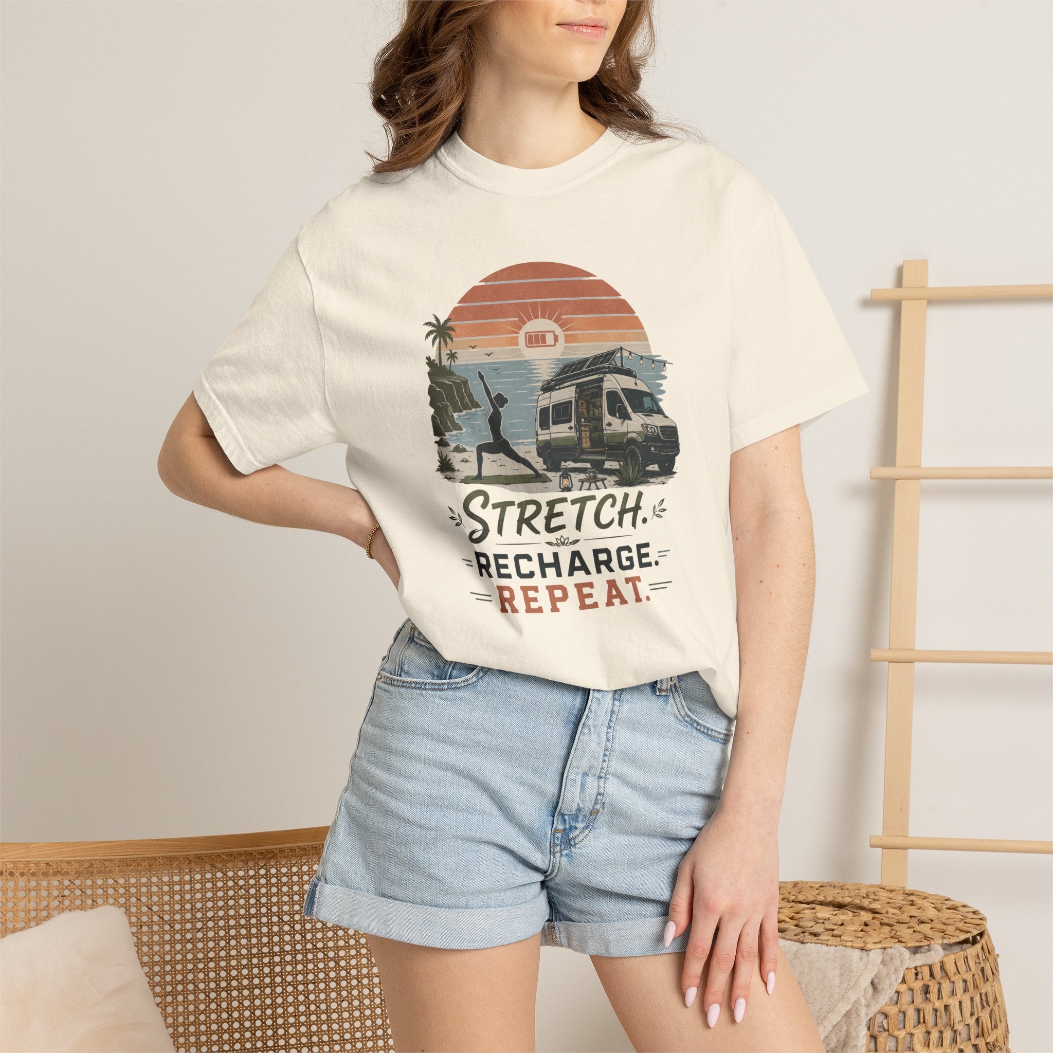 Stretch Recharge Repeat - T-Shirt