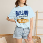 Basecamp Is Where The Van Parks - T-Shirt