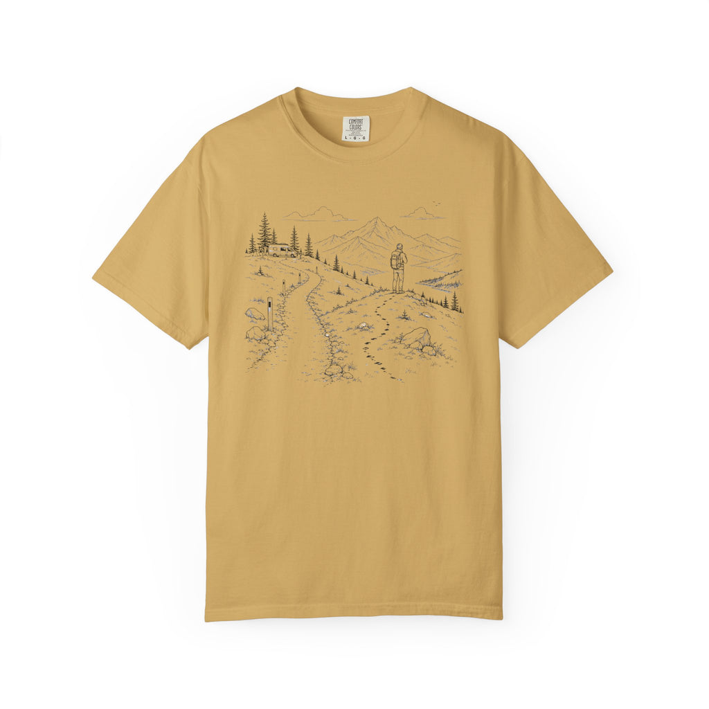 Van Parked Curiosity Kept Climbing - T-Shirt