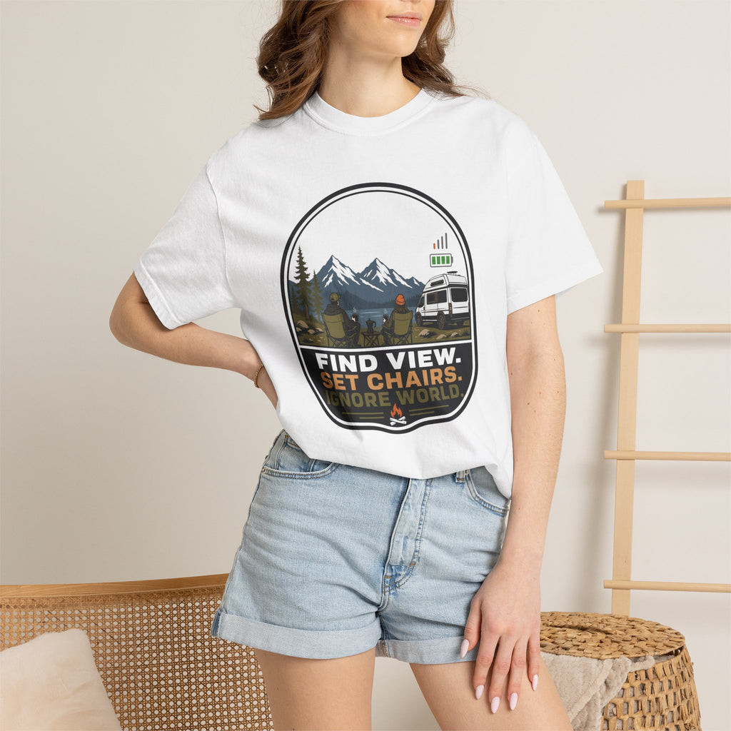 Find View Set Chairs Ignore World - T-Shirt