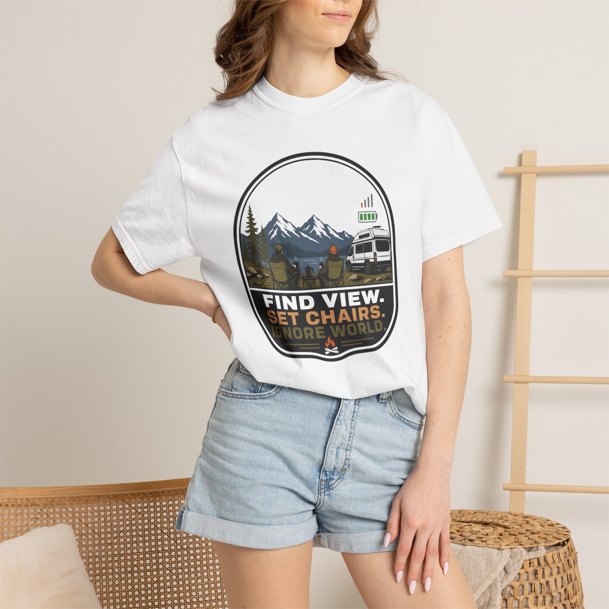Find View Set Chairs Ignore World - T-Shirt