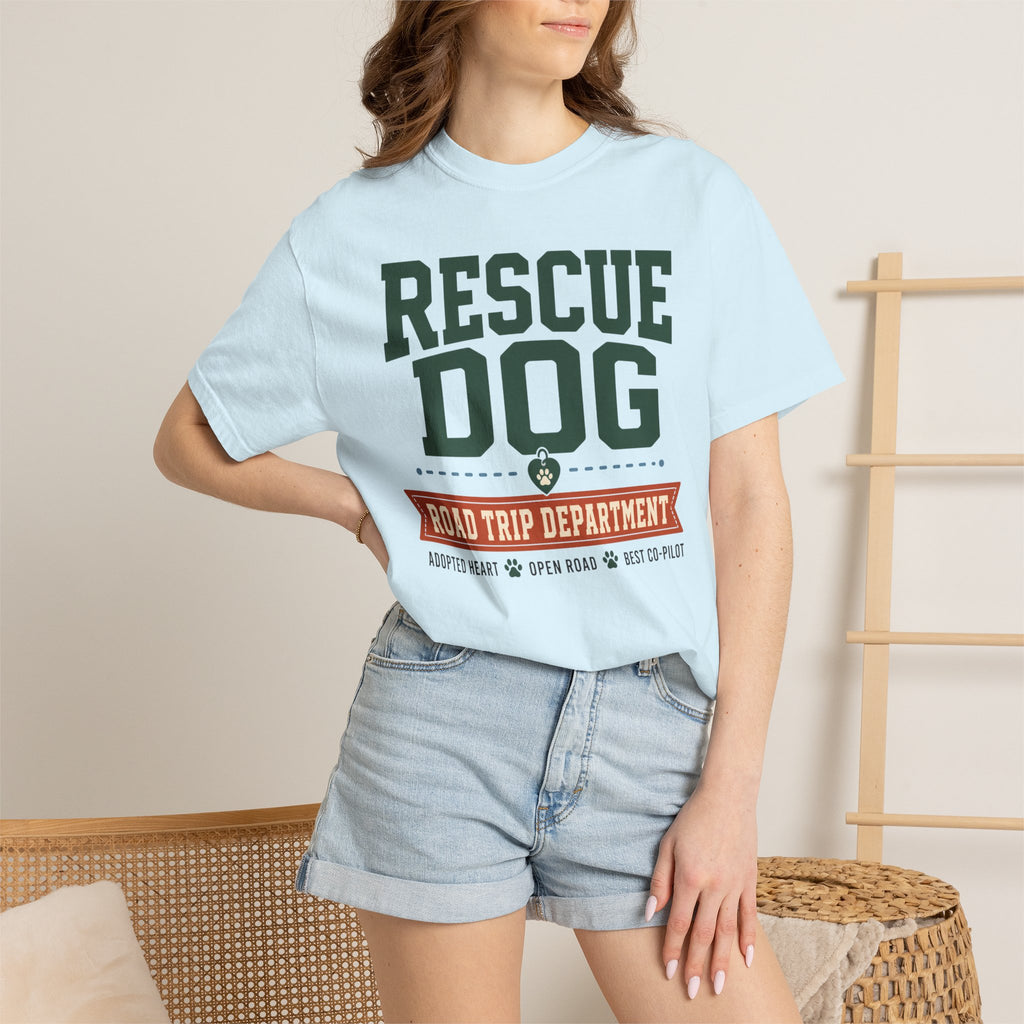 Rescue Dog Road Trip Department - T-Shirt