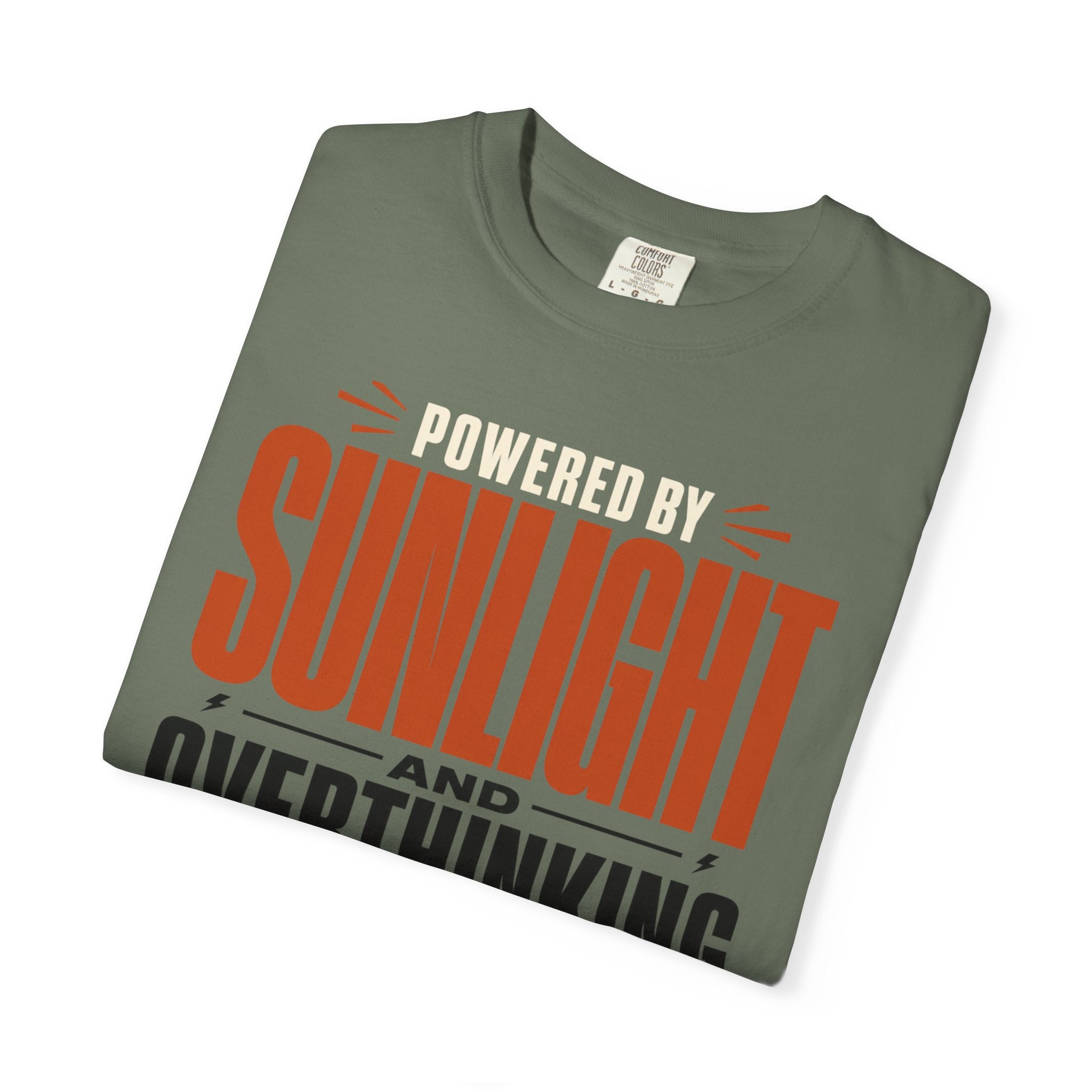 Powered By Sunlight And Overthinking - T-Shirt