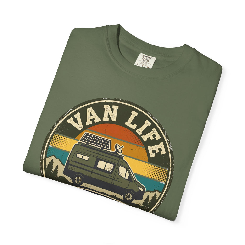Van Life Offgrid And Fully Synced - T-Shirt