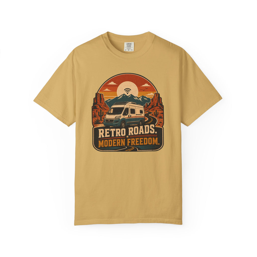 Retro Roads Modern Freedom - T-Shirt
