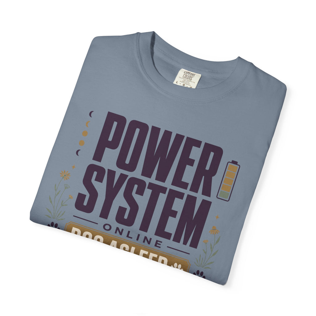 Power System Online Dog Asleep - T-Shirt