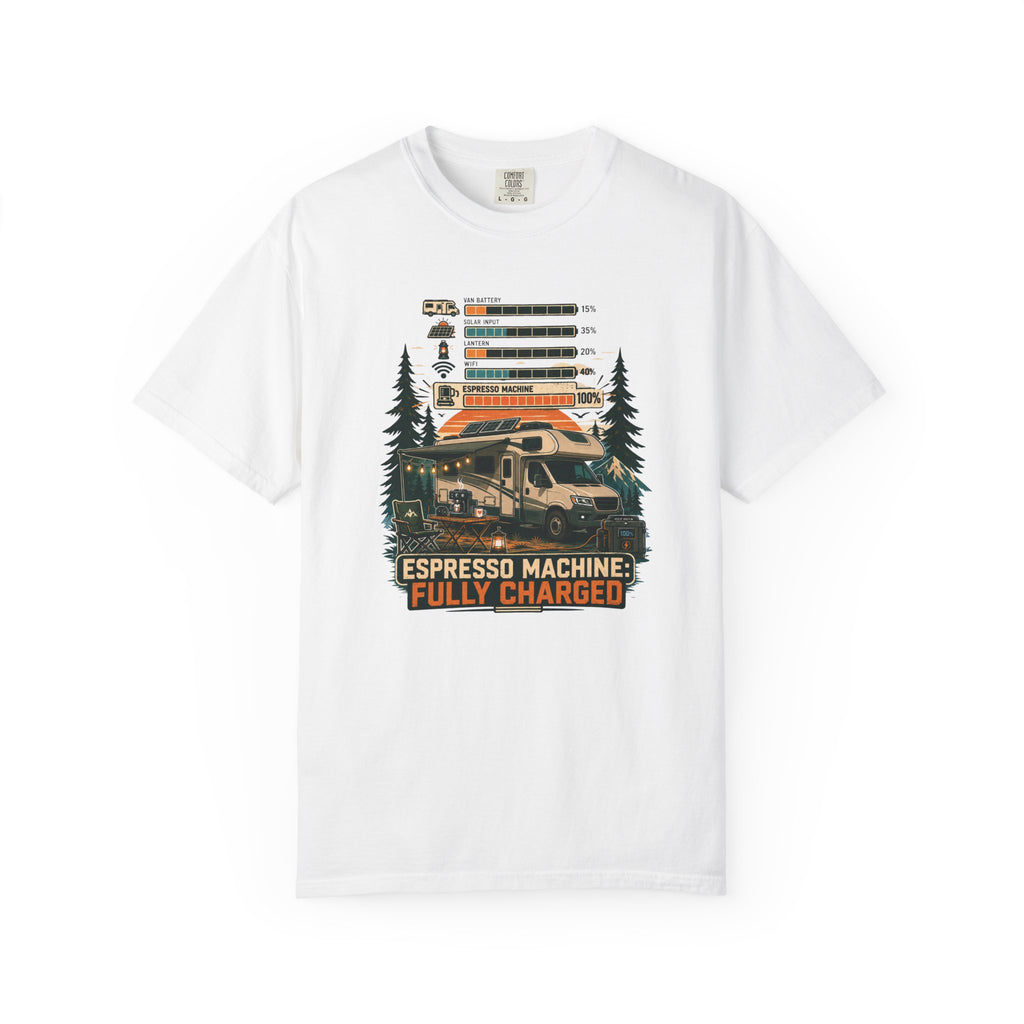 Espresso Machine Fully Charged - T-Shirt