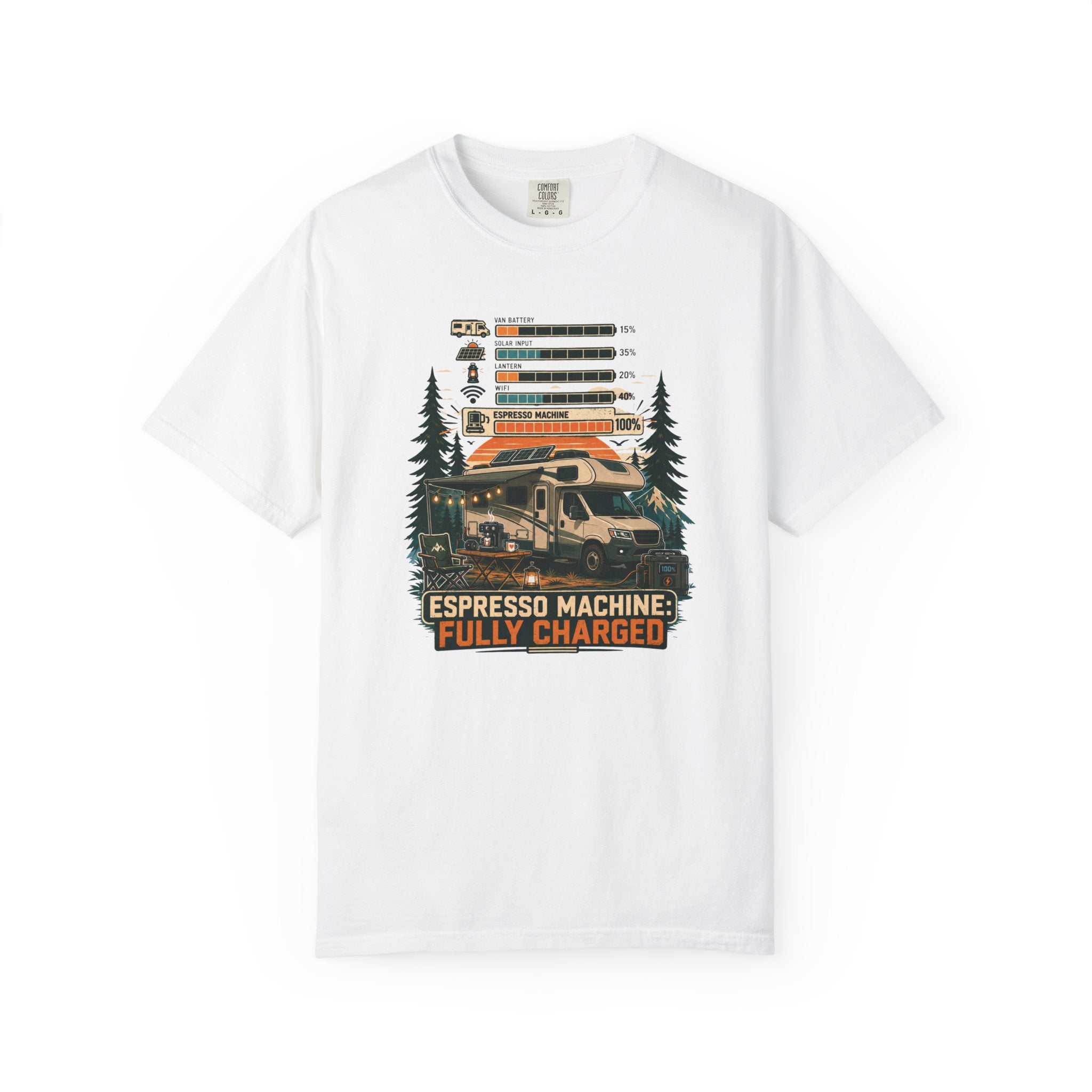 Espresso Machine Fully Charged - T-Shirt
