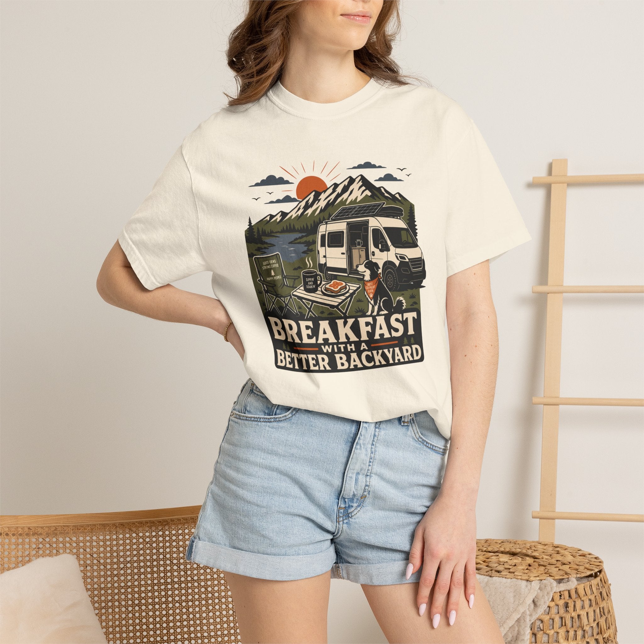 Breakfast With A Better Backyard - T-Shirt