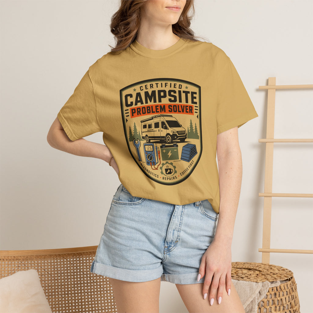 Certified Campsite Problem Solver - T-Shirt