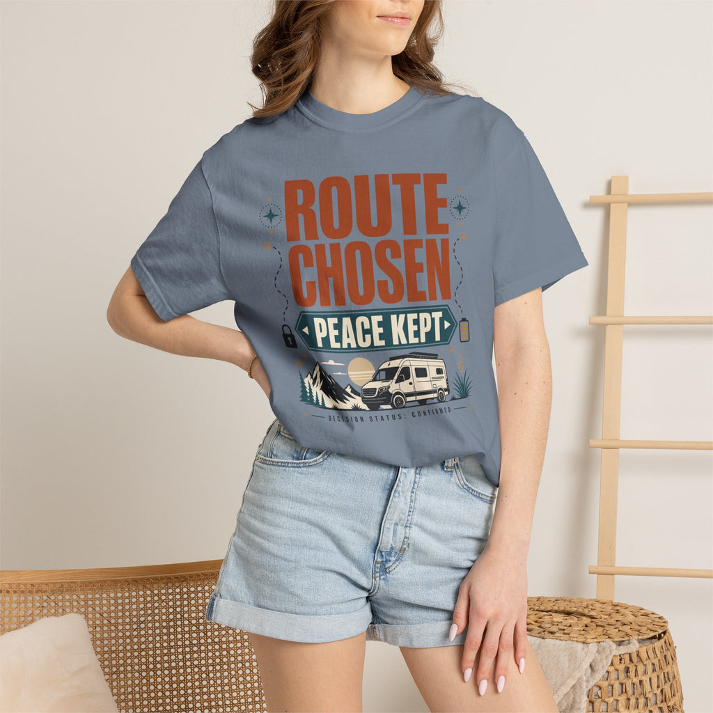 Route Chosen Peace Kept - T-Shirt
