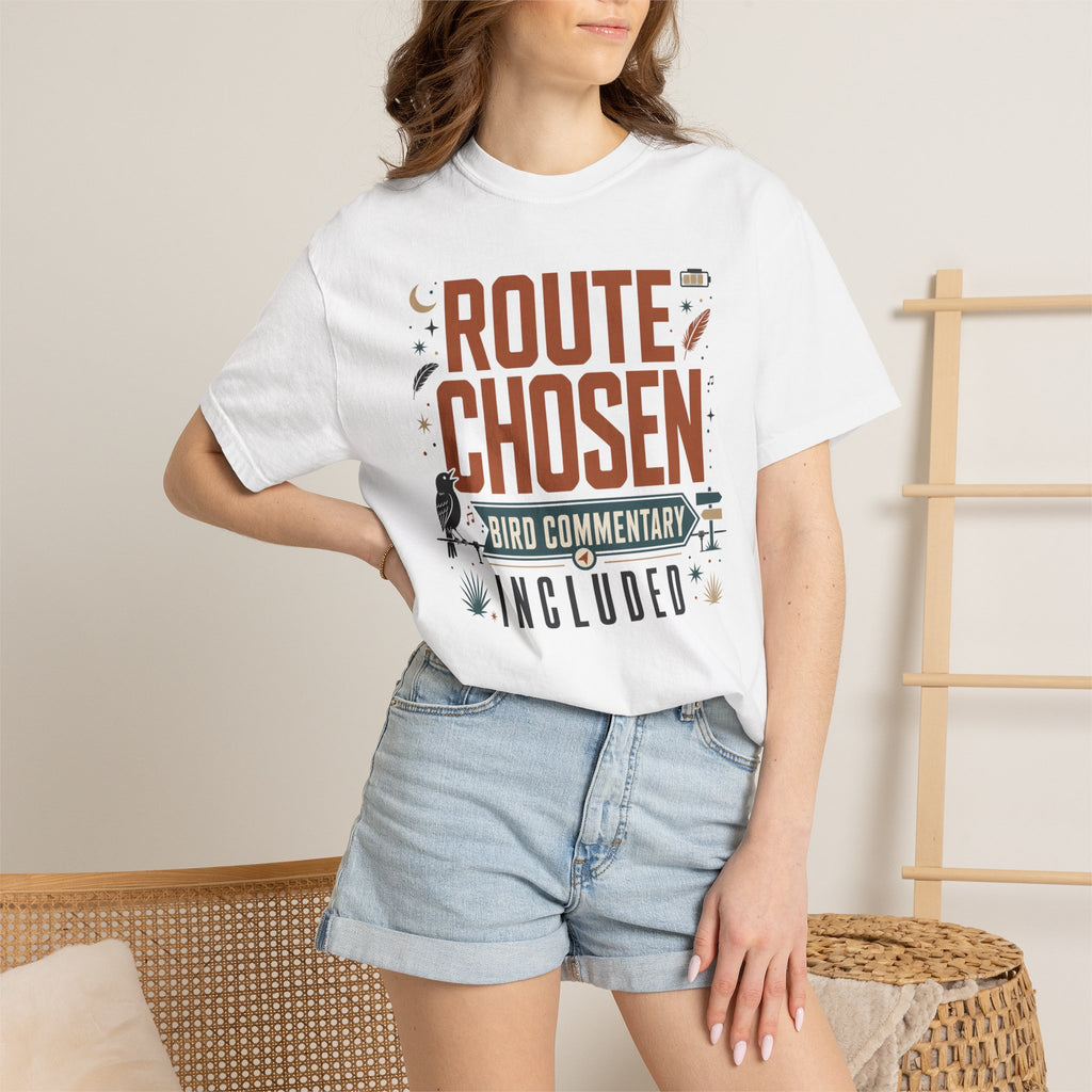 Route Chosen Bird Commentary Included - T-Shirt