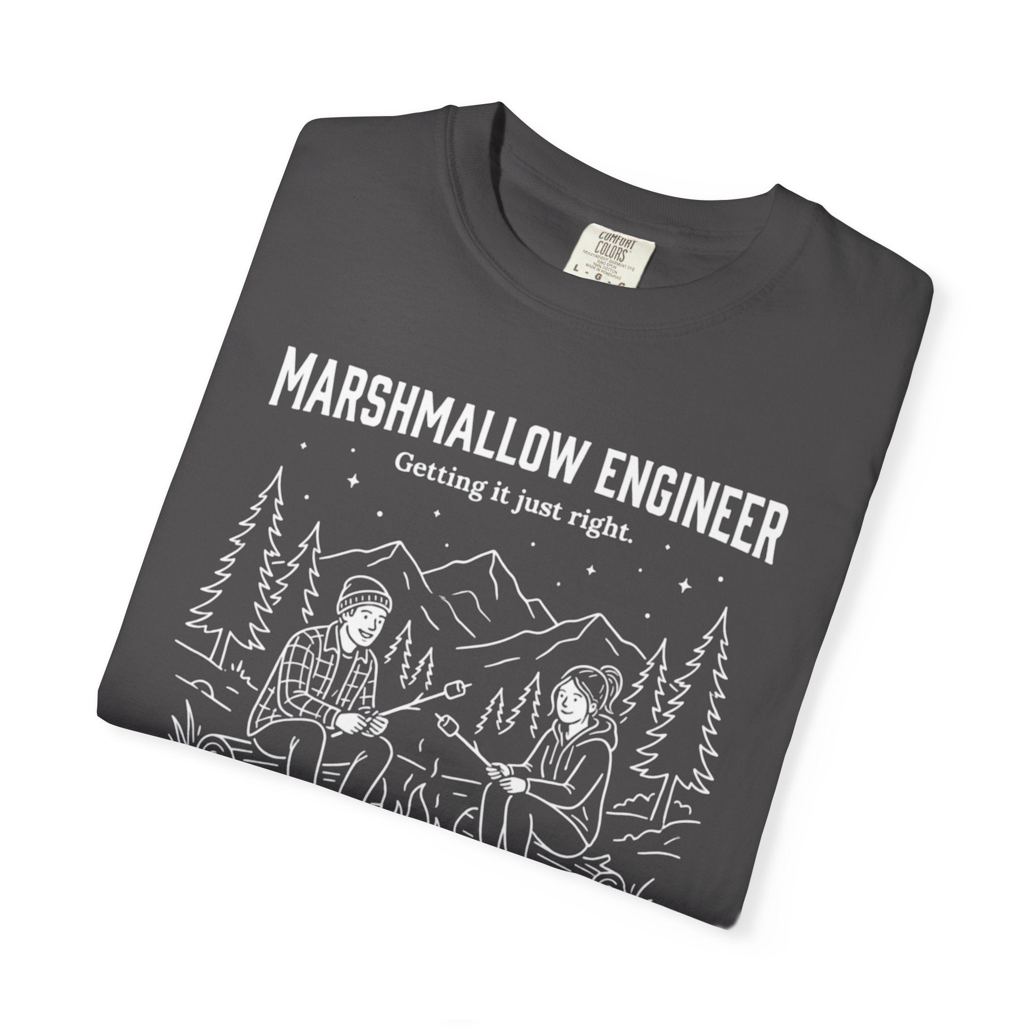 Marshmallow Engineer Getting It Just Right - T-Shirt