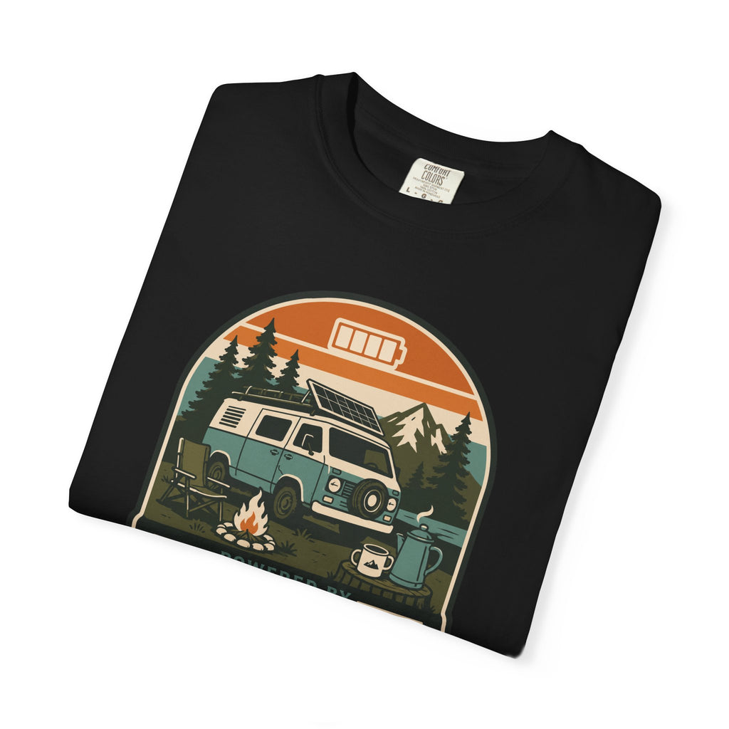 Powered By Coffee and Campgrounds - T-Shirt