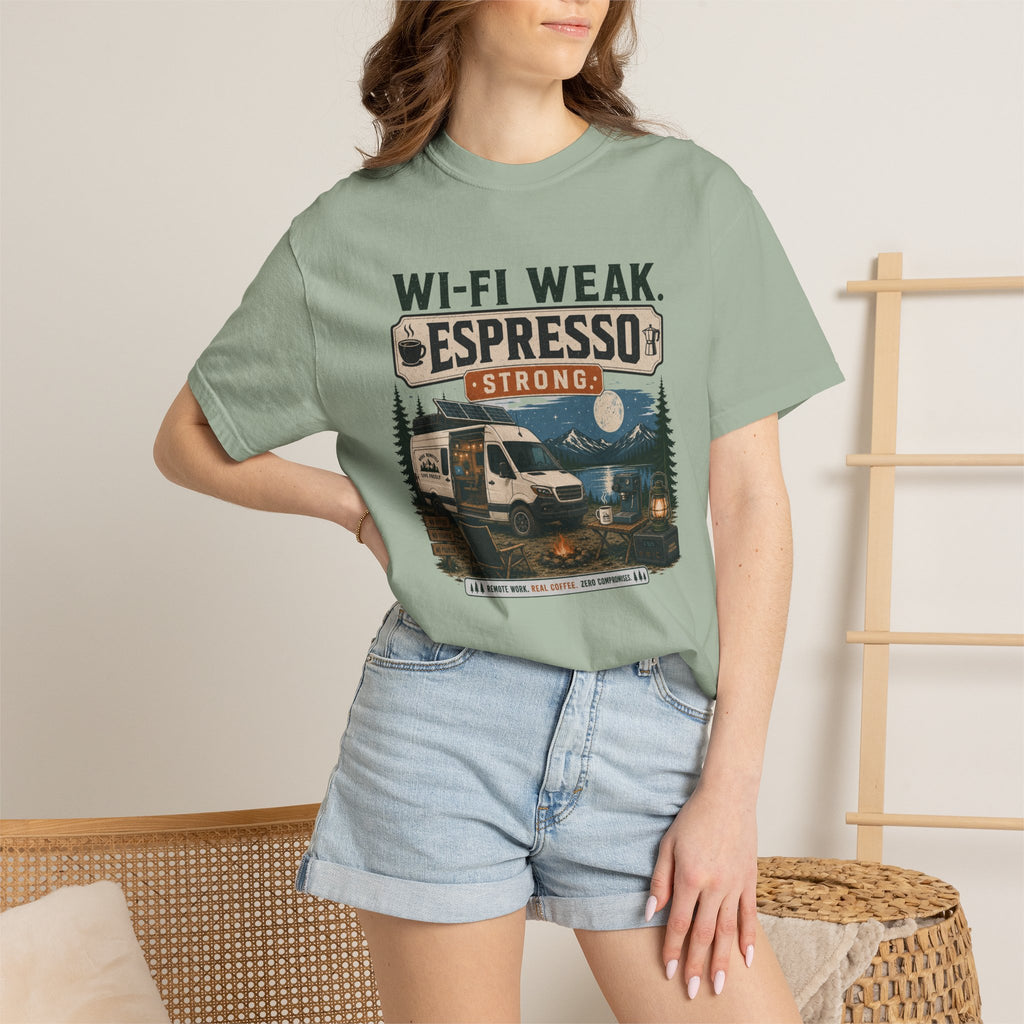 Wi-Fi Weak Espresso Strong - T-Shirt