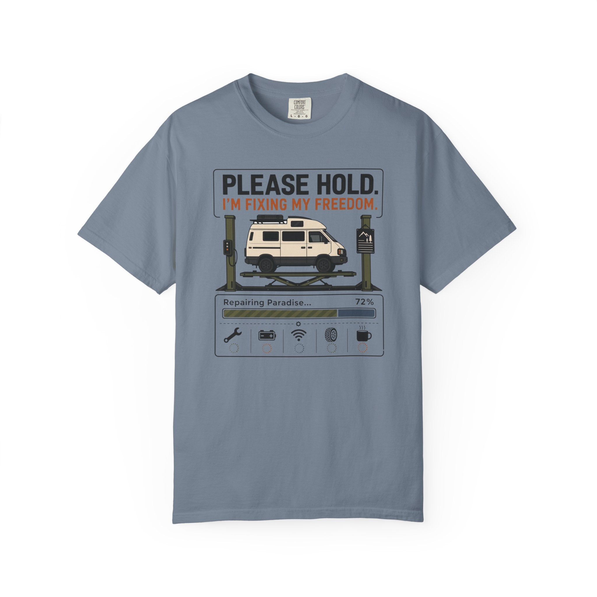 Please Hold I'm Fixing My Freedom - T-Shirt