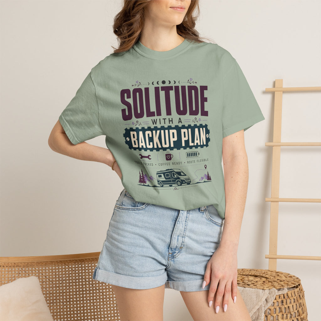 Solitude With A Backup Plan - T-Shirt