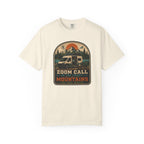 Zoom Call In The Front Mountains In The Back - T-Shirt