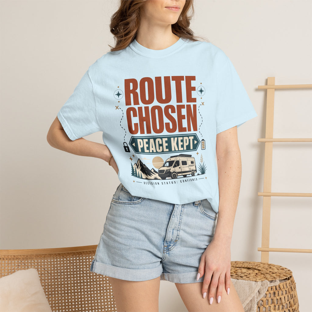 Route Chosen Peace Kept - T-Shirt