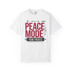 Peace Mode With Paw Prints - T-Shirt