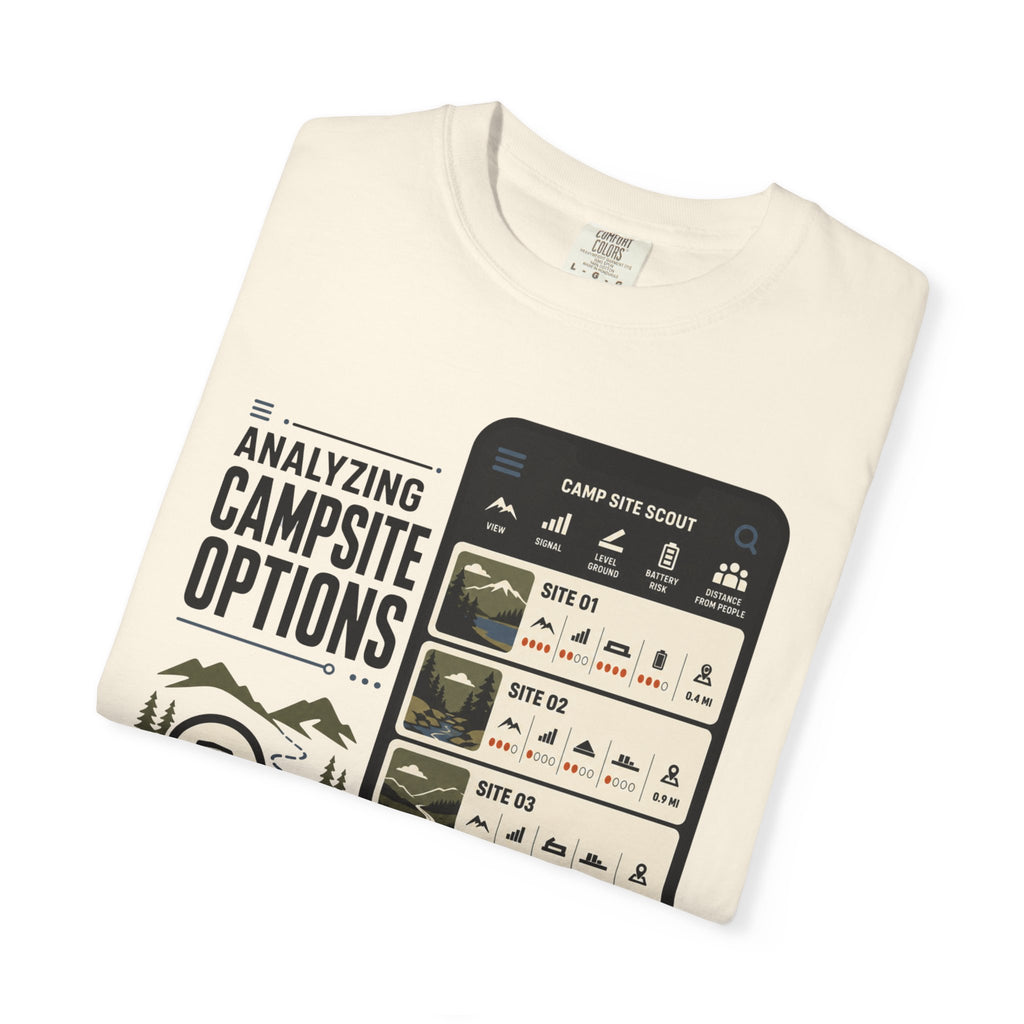 Analyzing Campsite Options - T-Shirt