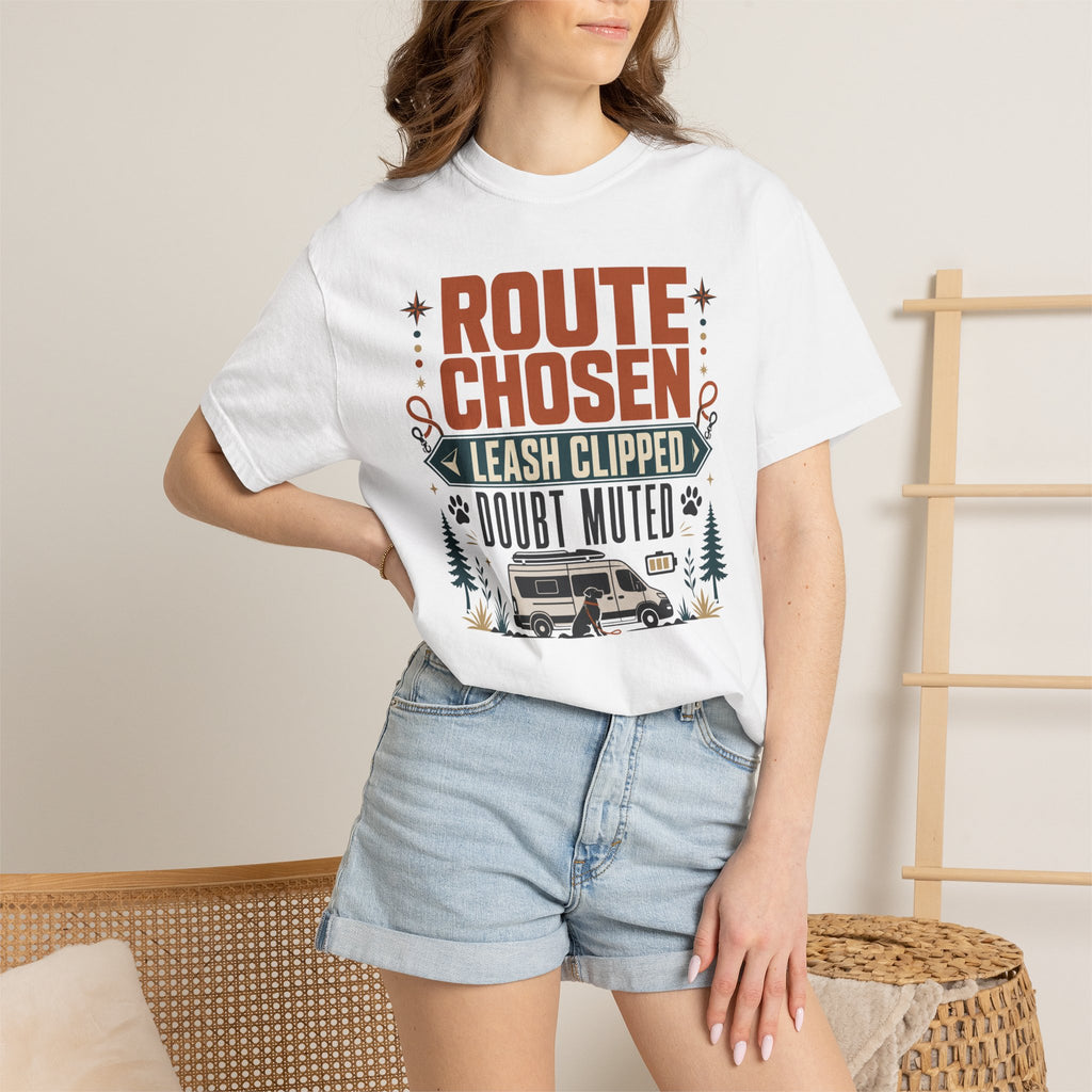 Route Chosen Leash Clipped Doubt Muted - T-Shirt