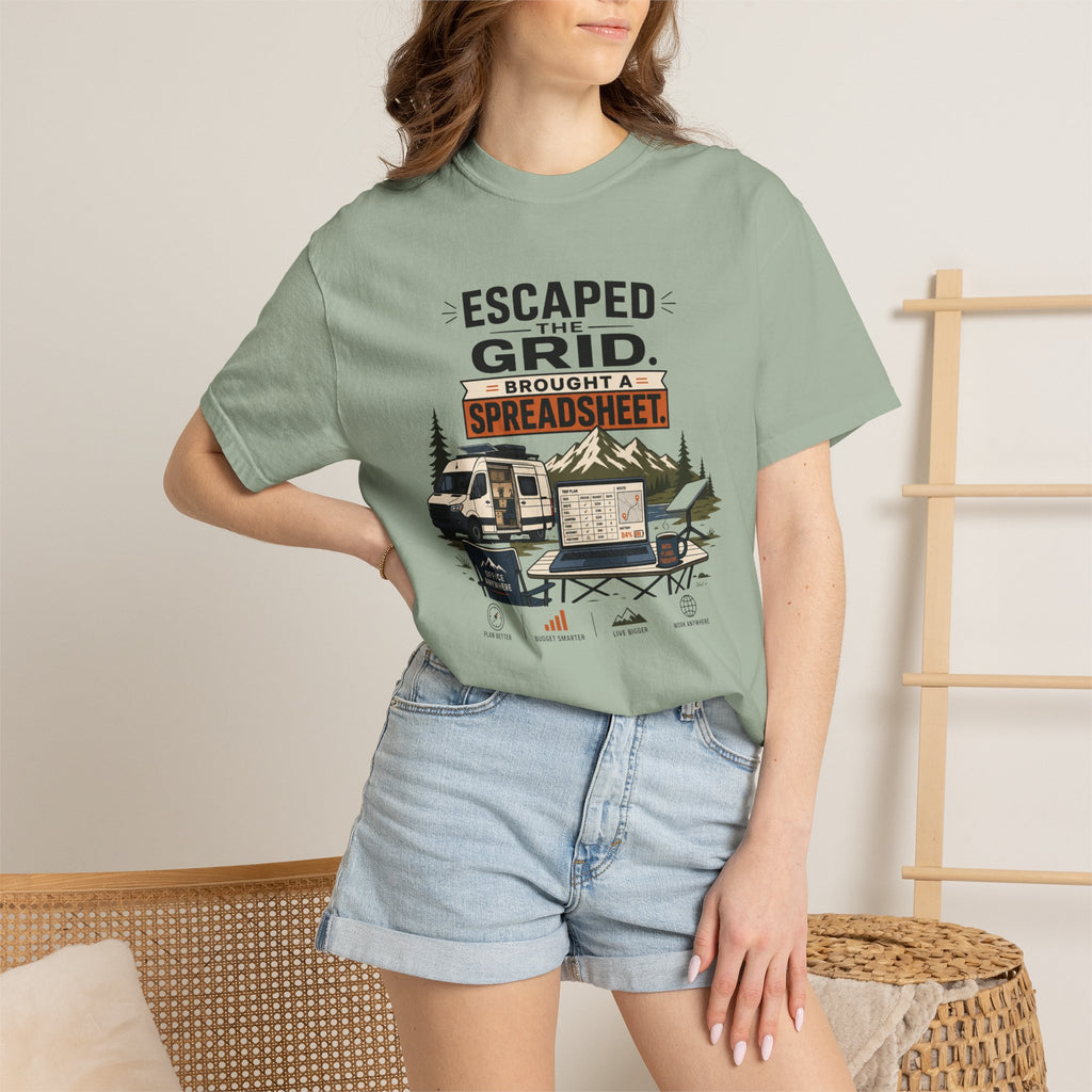 Escaped The Grid Brought A Spreadsheet - T-Shirt