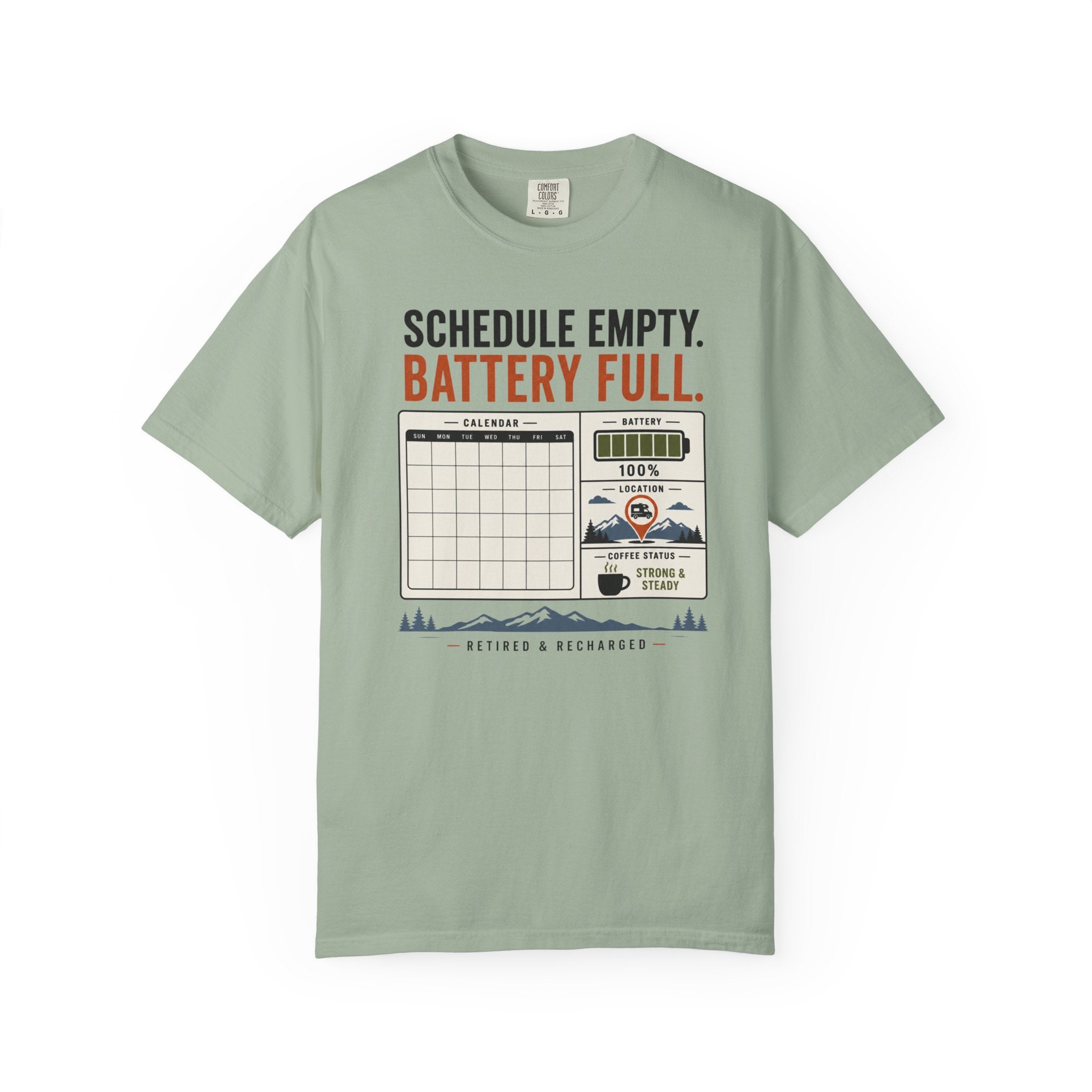 Schedule Empty Battery Full - T-Shirt