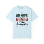 Self Reliant With A Four Pawed Witness - T-Shirt